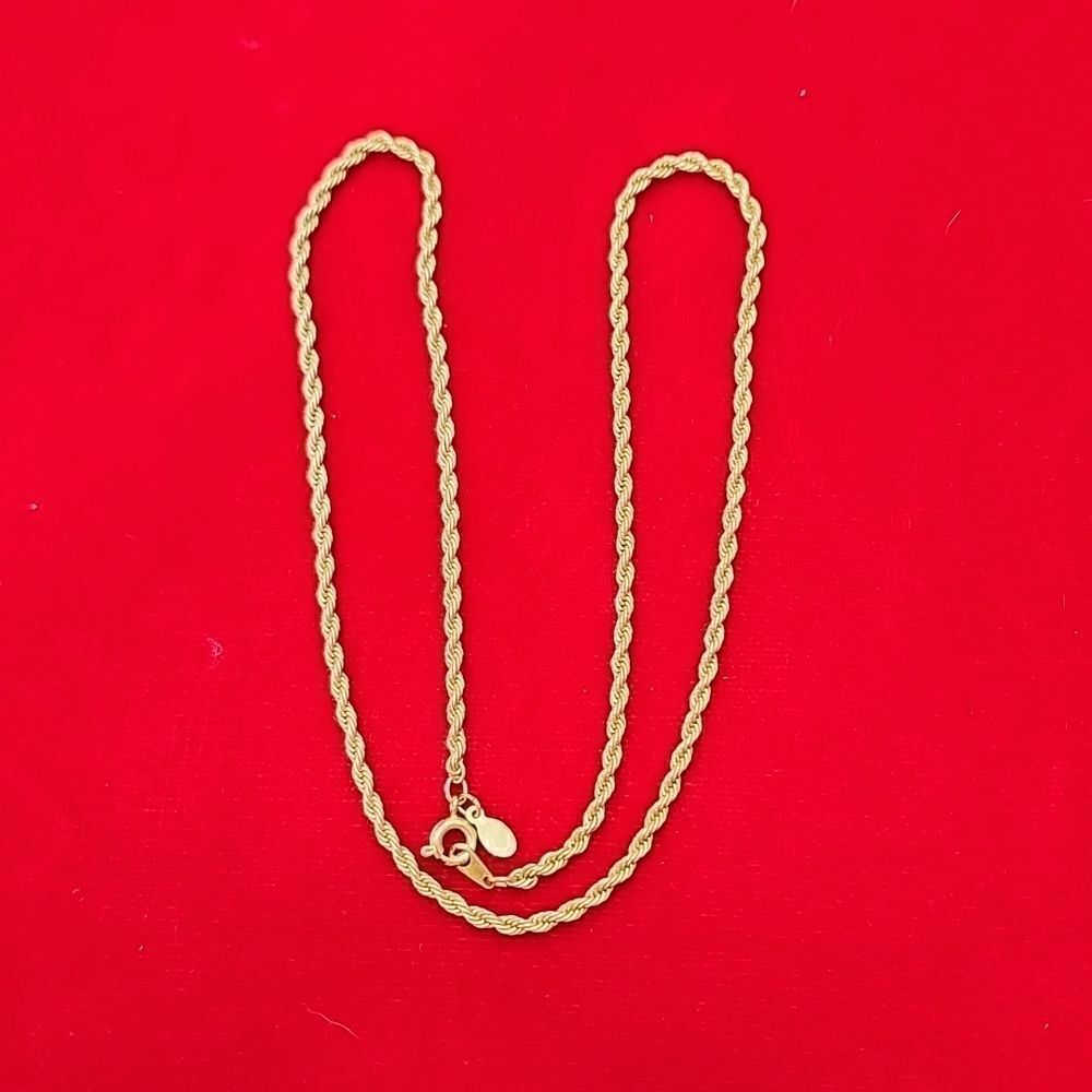 Premiere Designs Gold Tone Vintage Rope Necklace 18 inches